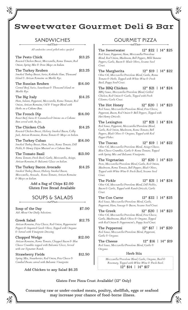 Sweetwater Gourmet Deli & Bar